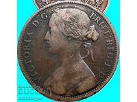 Great Britain 1 penny 1862 30mm