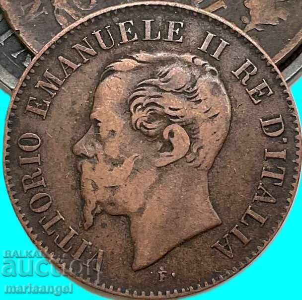 2 centesimi 1867 Italia Victor Emanuel - 6 2 centesimi 1867 Italia Victor Emanuel - 6