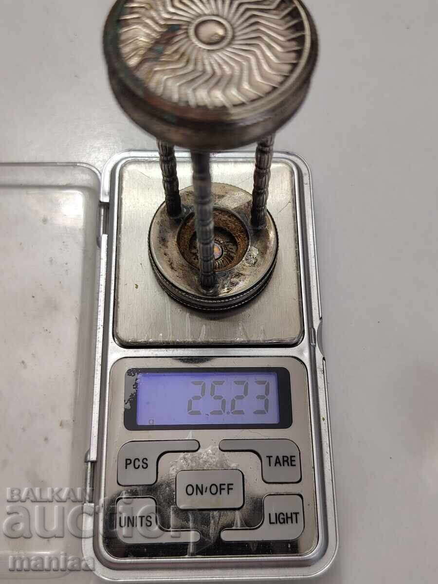 Silver hourglass stand - 5