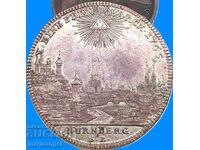 Νυρεμβέργη 1 Τάληρο 1765 Γερμανία Στεφανωμένος Αετός/Πανόραμα 27,90γρ