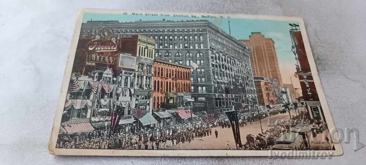 P K Buffalo Main Street din Shelton Square 1923