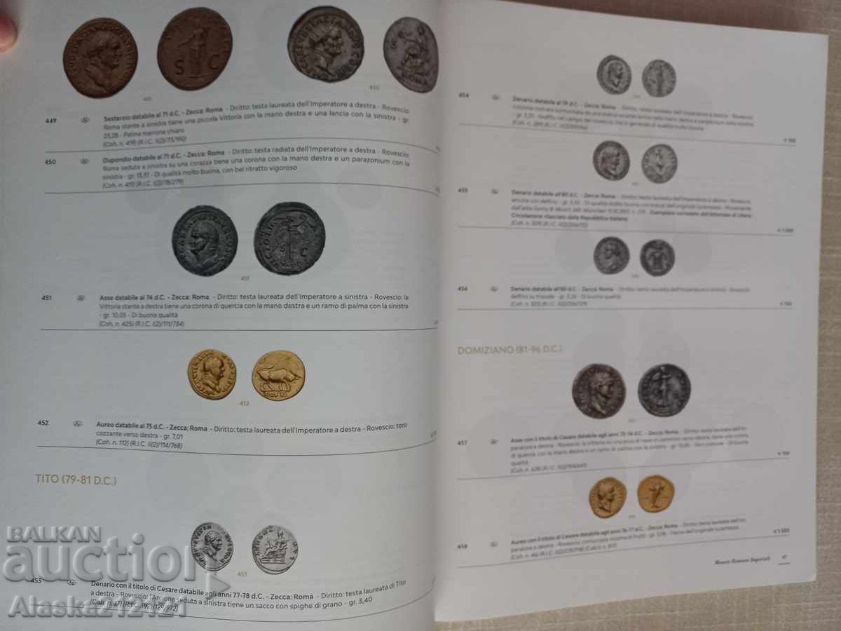 Numismatică - Catalog de licitații pentru monede medievale cu preț € 5.00 | 9.78 BGN Numismatică - Catalog de licitații pentru monede medievale cu preț € 5.00 | 9.78 BGN
