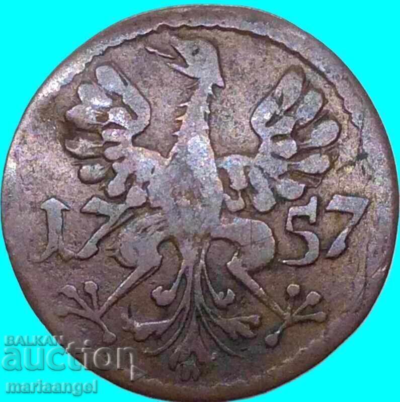 Livrarea Germania 4 Heller 1757 Aachen VULTUR
