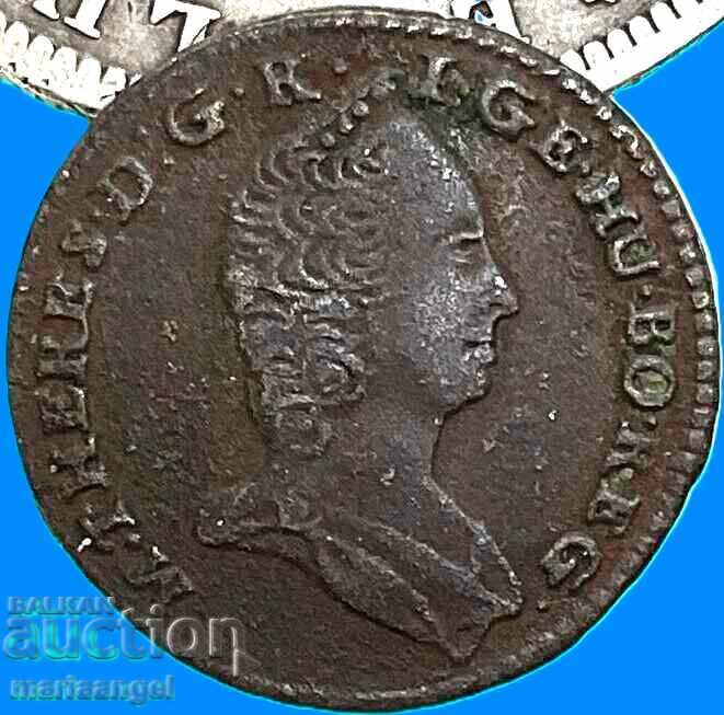 1 pfenig 1765 Austria 2.41g Viena imp. Maria Tereza - 7 1 pfenig 1765 Austria 2.41g Viena imp. Maria Tereza - 7