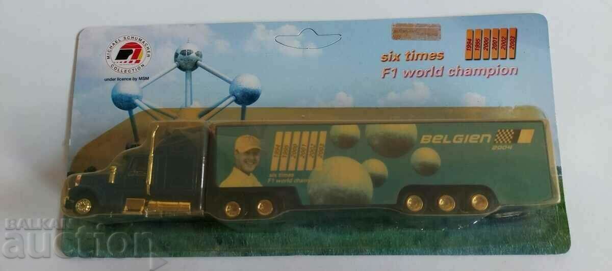 COLLECTOR TRUCK SCHUMAHER FORMULA TRUCK NEW UNUSED COLLECTOR TRUCK SCHUMAHER FORMULA TRUCK NEW UNUSED