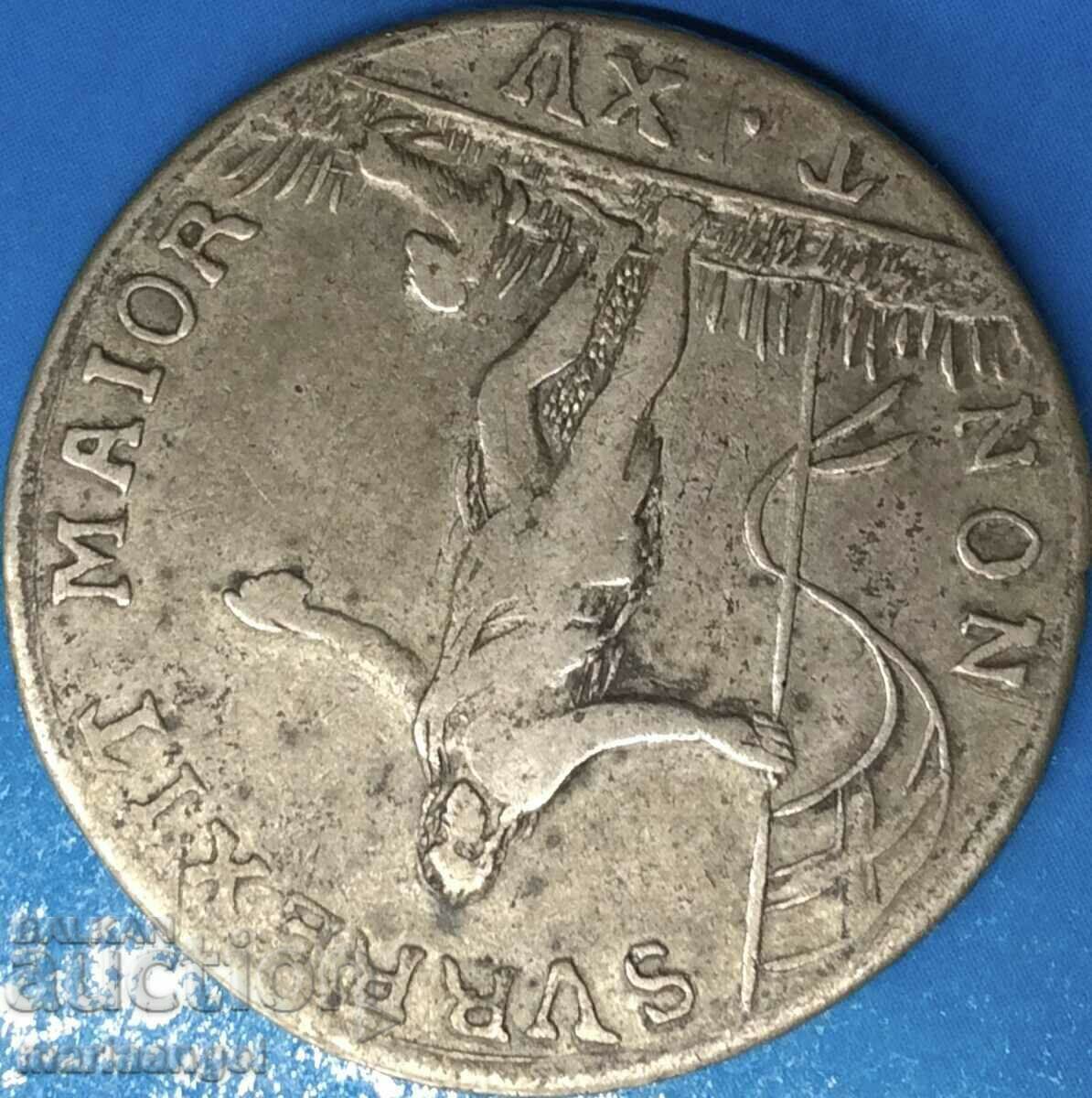 Licitație Malta 15 Tari 1757 Marele Maestru Emmanuel Pinto 14.42g argint Licitație Malta 15 Tari 1757 Marele Maestru Emmanuel Pinto 14.42g argint
