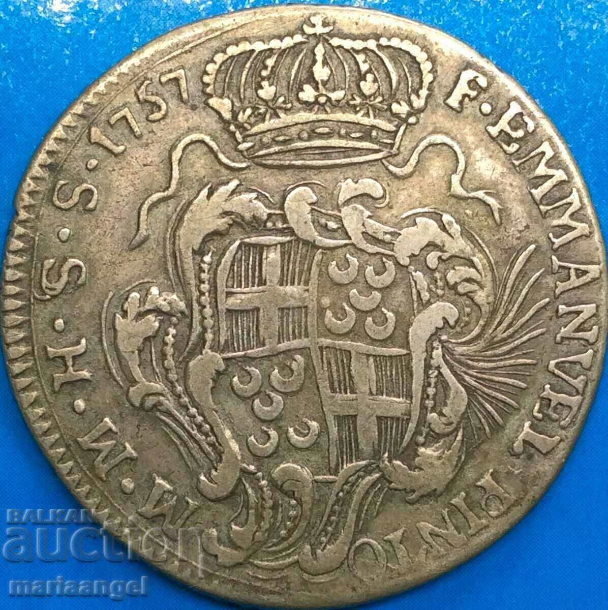 Malta 15 Tari 1757 Marele Maestru Emmanuel Pinto 14.42g argint - 7 Malta 15 Tari 1757 Marele Maestru Emmanuel Pinto 14.42g argint - 7