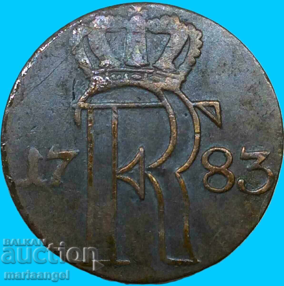 1/24 thaler 1782 Brandenburg Prussia Germany billon with price € 12.90 | 25.23 BGN