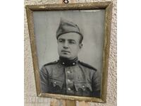 REGATUL BULGARIEI SOLDAT VECHE FOTOGRAFIE MILITARĂ RAMĂ