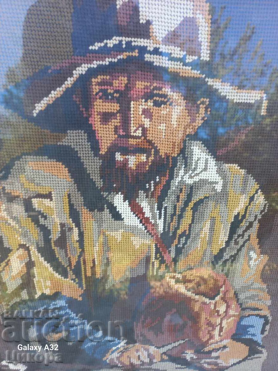 OLD TAPESTRY IN A WOODEN FRAME with price € 300.00 | 586.75 BGN