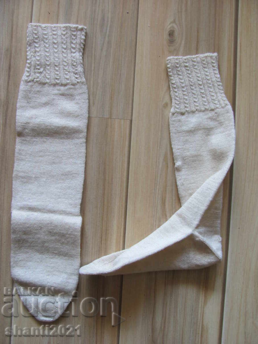 19th century wool socks for folk costume