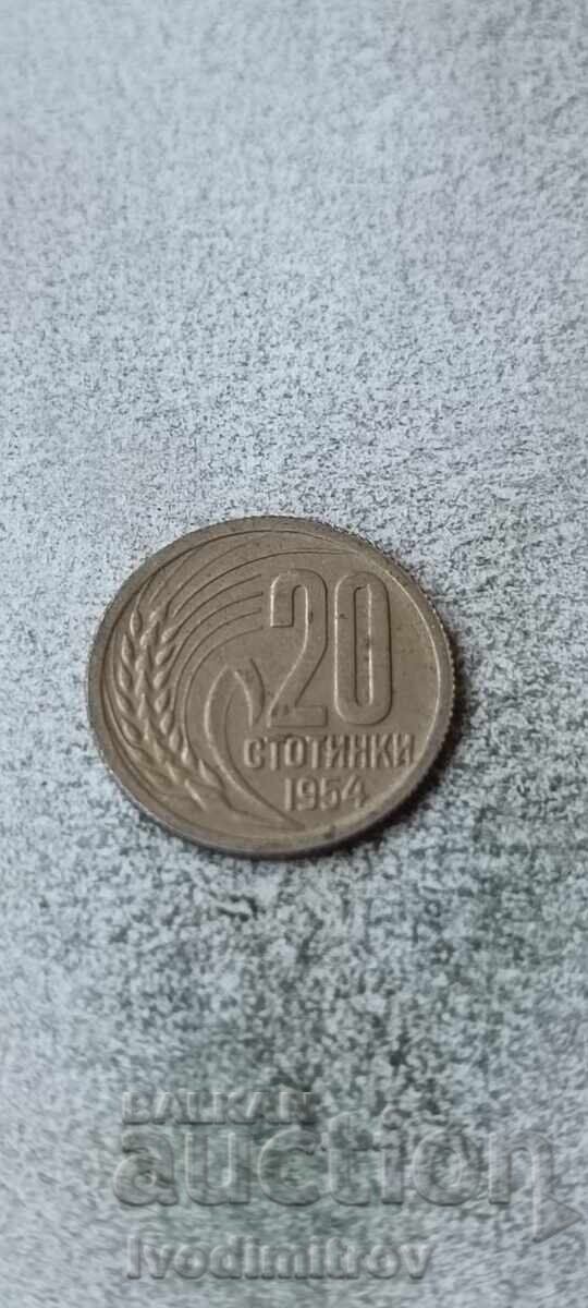 20 de cenți 1954
