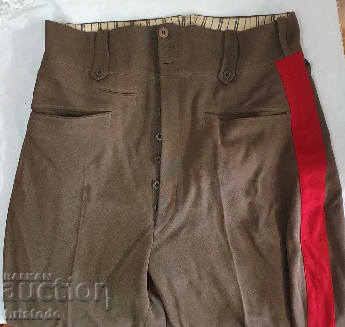 Licitație Pantaloni militari vechi regali, tip chilot (breeches)