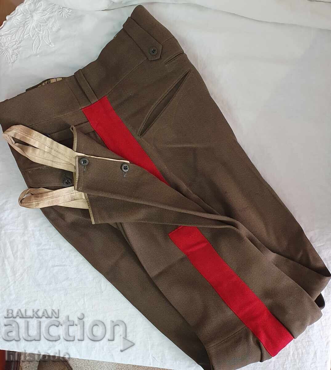 Pantaloni militari vechi regali, tip chilot (breeches) - 6