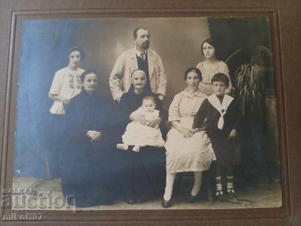 Снимка картон фотография Ямбол 1924 г. с цена € 10.00 | 19.56 лв.