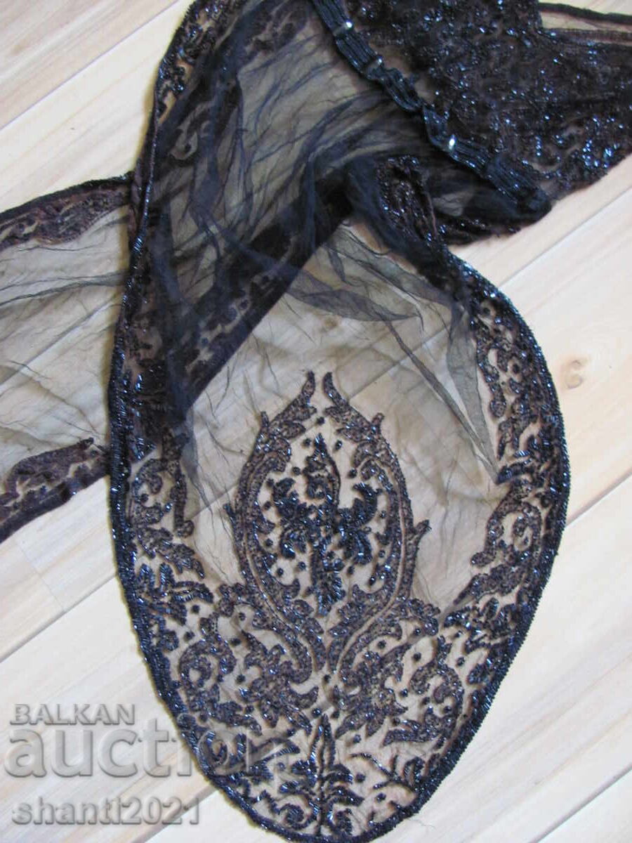 Kingdom of Bulgaria women's dress, lace, beads - 5