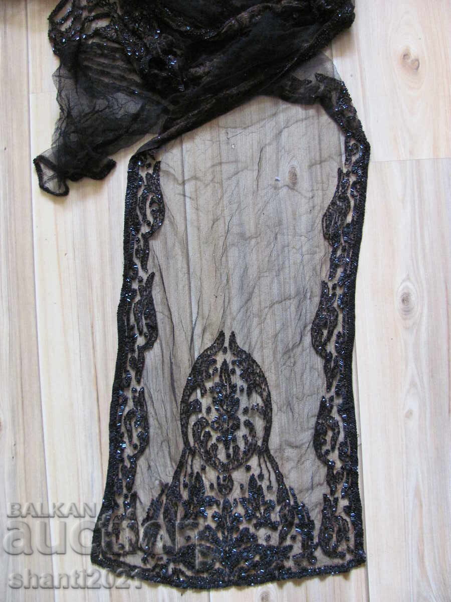 Kingdom of Bulgaria women's dress, lace, beads - 6