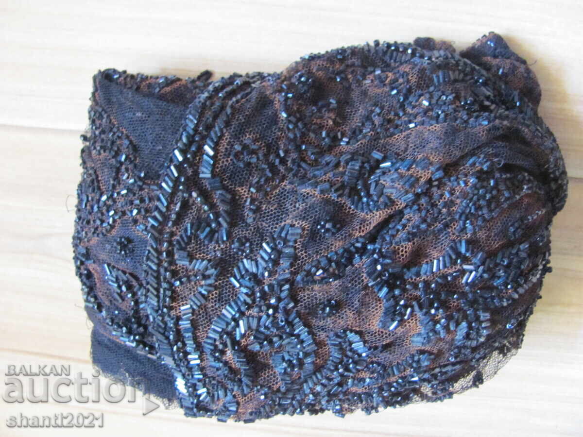 Kingdom of Bulgaria women's dress, lace, beads - 7
