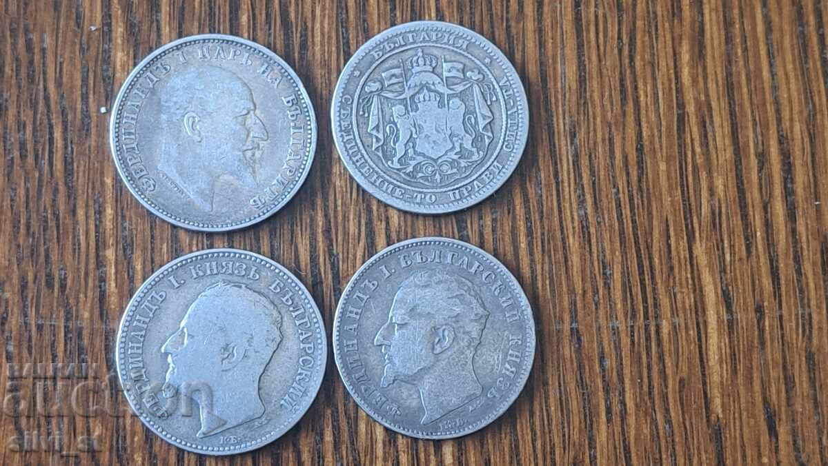 Bulgarian coins 1 lev - 4 pieces with price € 5.50 | 10.76 BGN
