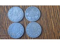 Bulgarian coins 1 lev - 4 pieces