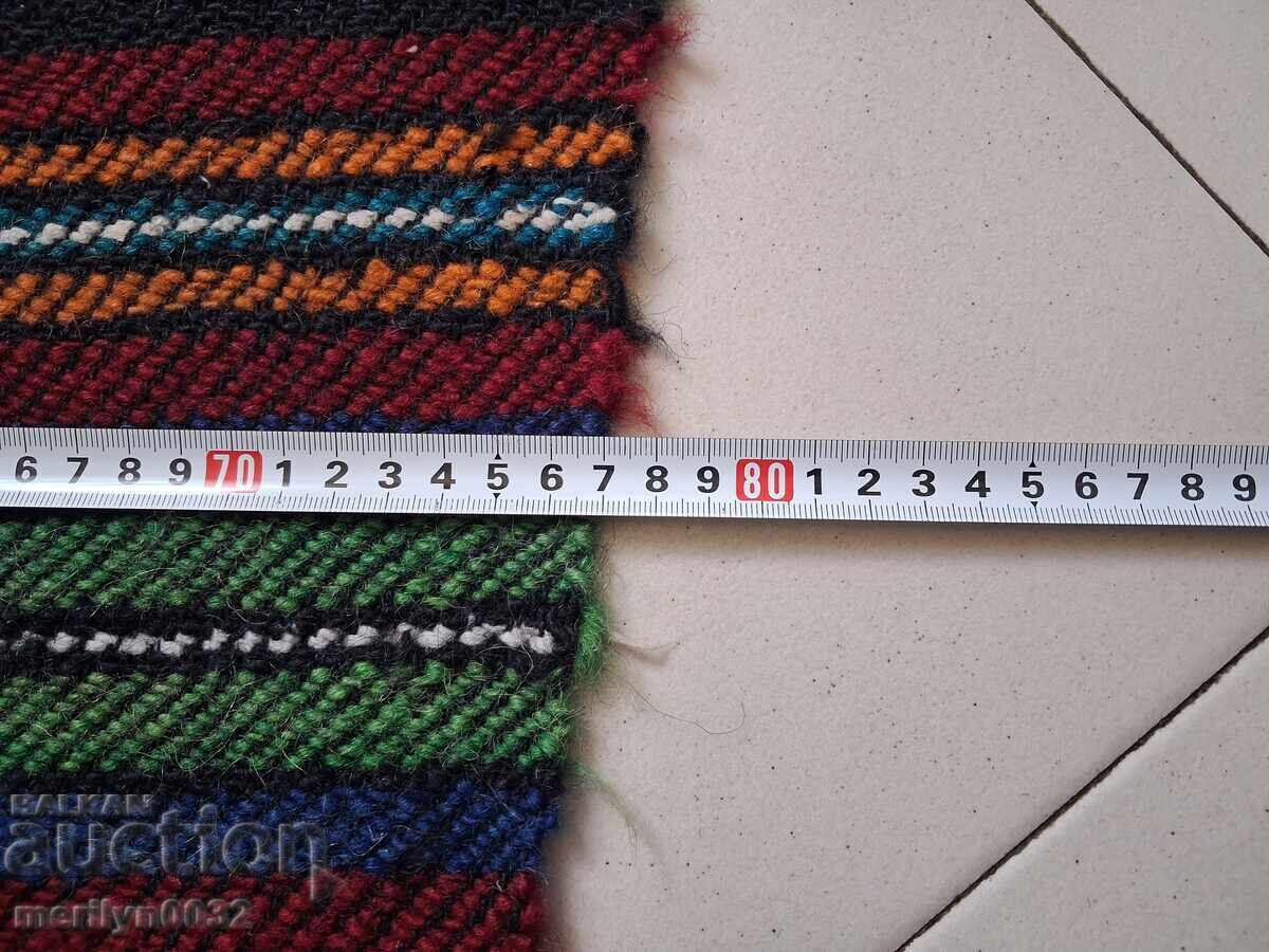 Vechi covor țesut manual din lână, preș, 2,00/0,80 metri - 5 Vechi covor țesut manual din lână, preș, 2,00/0,80 metri - 5