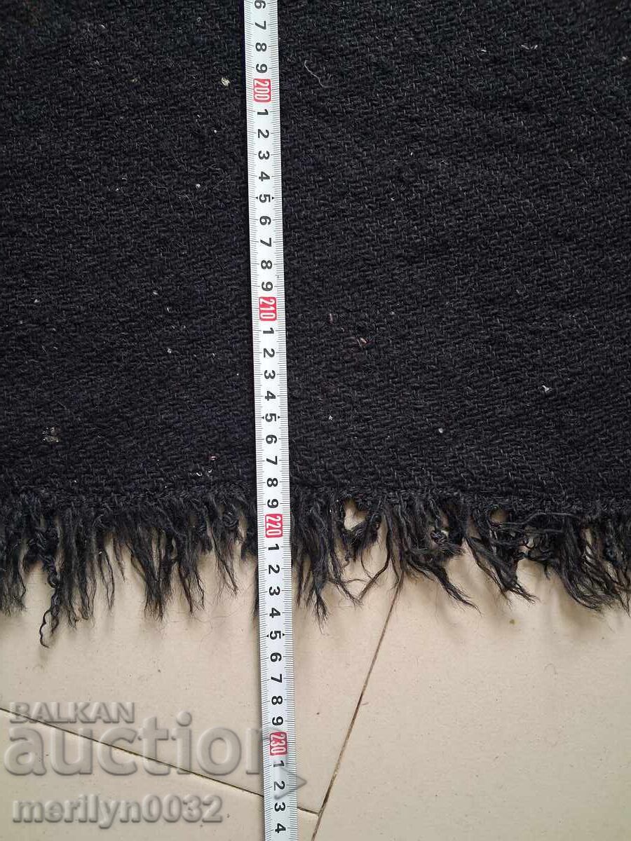 Vechi covor țesut manual din lână, preș, 2,00/0,80 metri - 6 Vechi covor țesut manual din lână, preș, 2,00/0,80 metri - 6