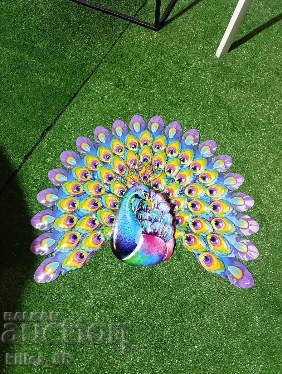 Metal peacock wall decoration Metal peacock wall decoration