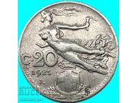 20 centesimi 1921 Italia
