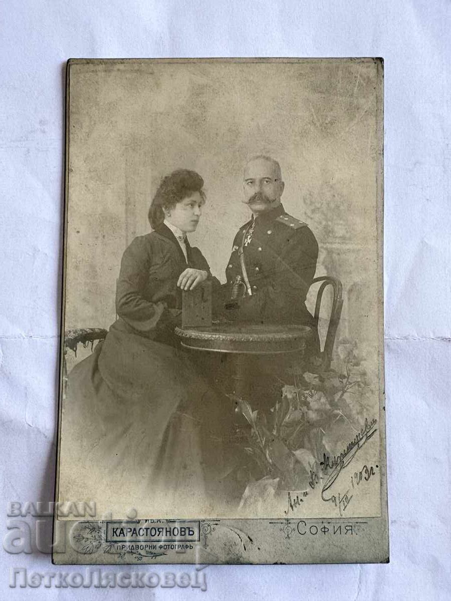 Стара снимка картон Иван Карастоянов 1903