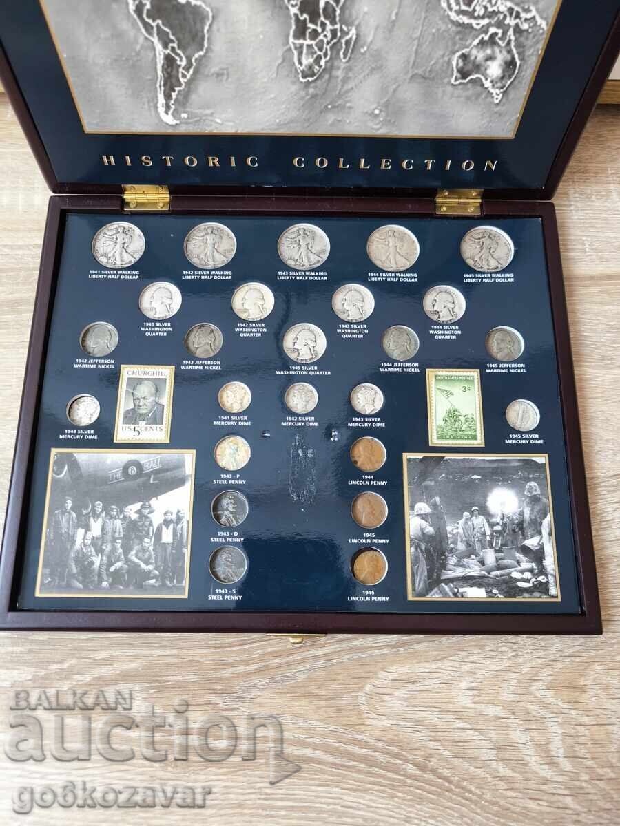 Colecție istorică din Al Doilea Război Mondial – 15 monede de argint ! - 5 Colecție istorică din Al Doilea Război Mondial – 15 monede de argint ! - 5