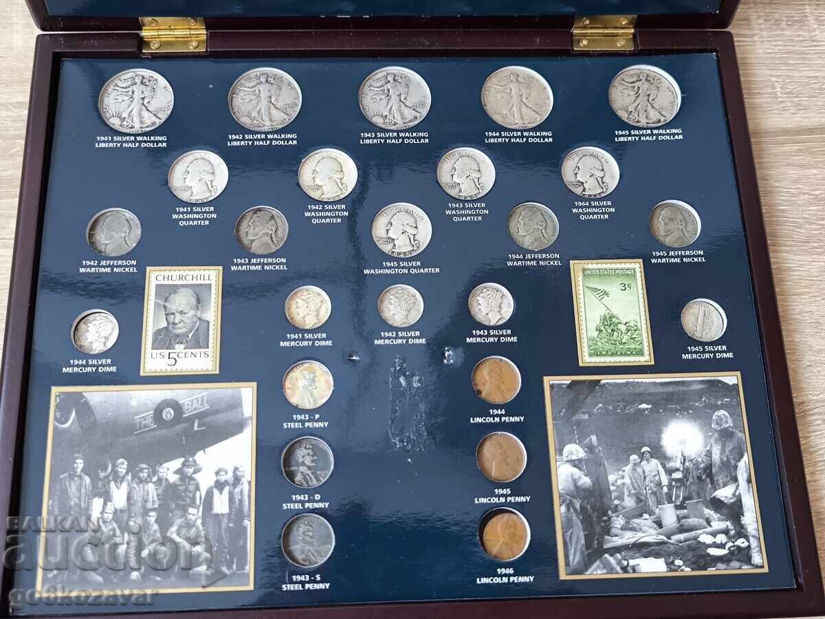 Colecție istorică din Al Doilea Război Mondial – 15 monede de argint ! - 6 Colecție istorică din Al Doilea Război Mondial – 15 monede de argint ! - 6