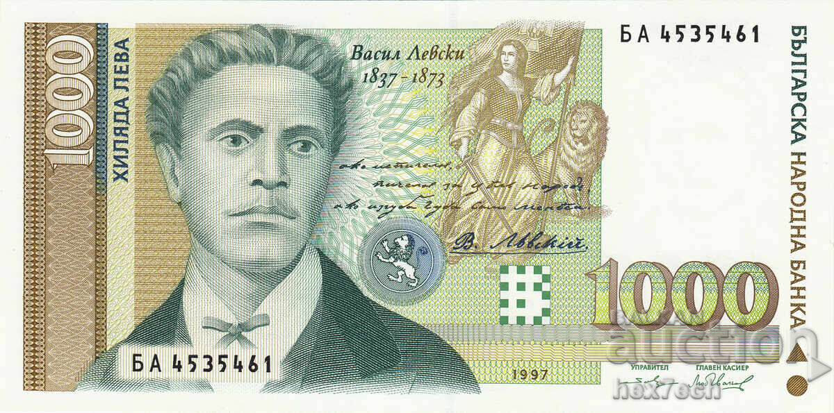 ❤️ ⭐ Bulgaria 1997 1000 BGN UNC new ⭐ ❤️ with price € 3.99 | 7.80 BGN ❤️ ⭐ Bulgaria 1997 1000 BGN UNC new ⭐ ❤️ with price € 3.99 | 7.80 BGN