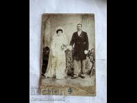 Fotografie veche pe carton Alexandru Vladikov Sofia