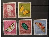 Switzerland 1957 Fauna/Butterflies MNH