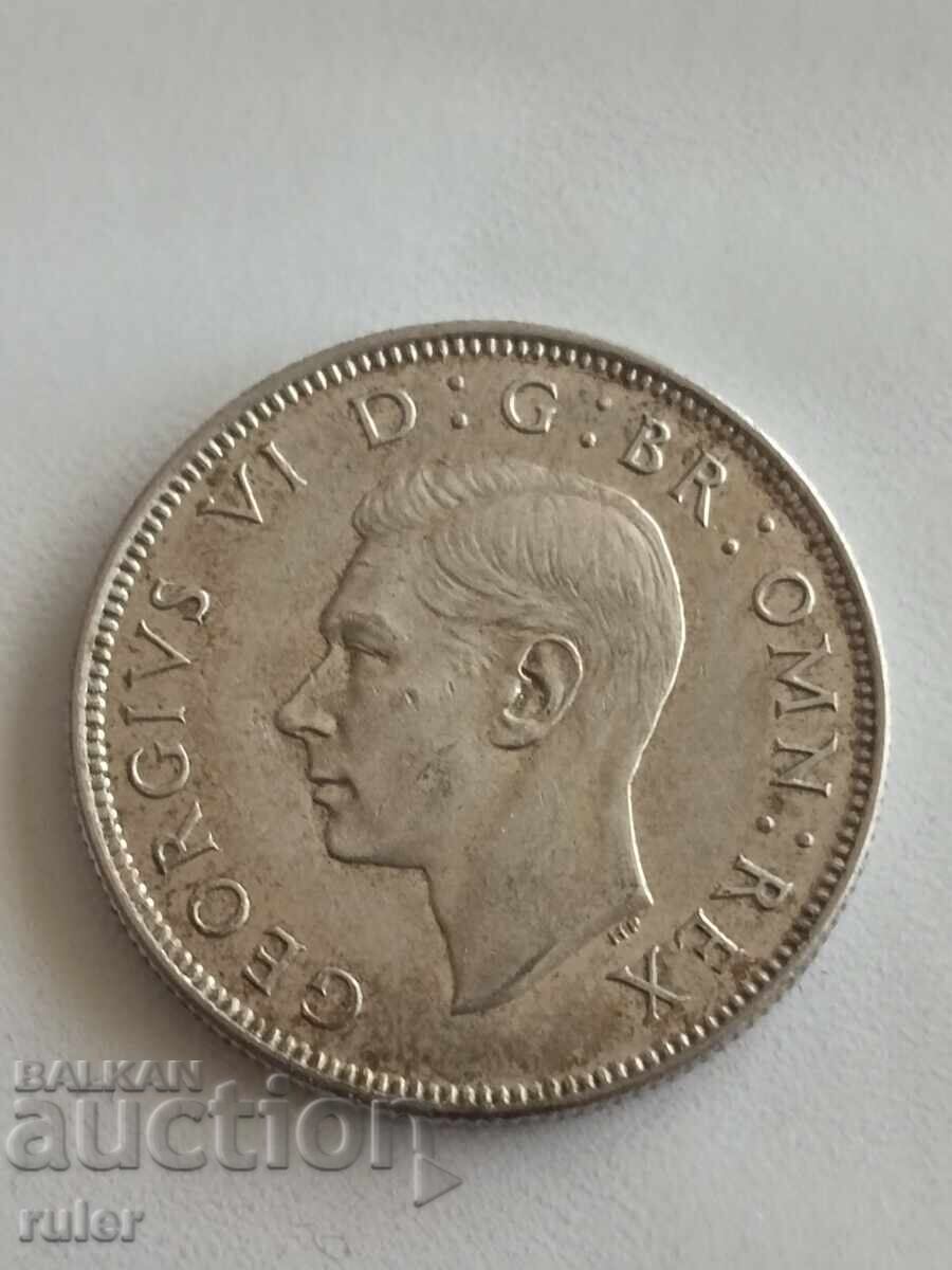 England 2 Shillings 1945 Silver 11.28 with price € 16.10 | 31.49 BGN