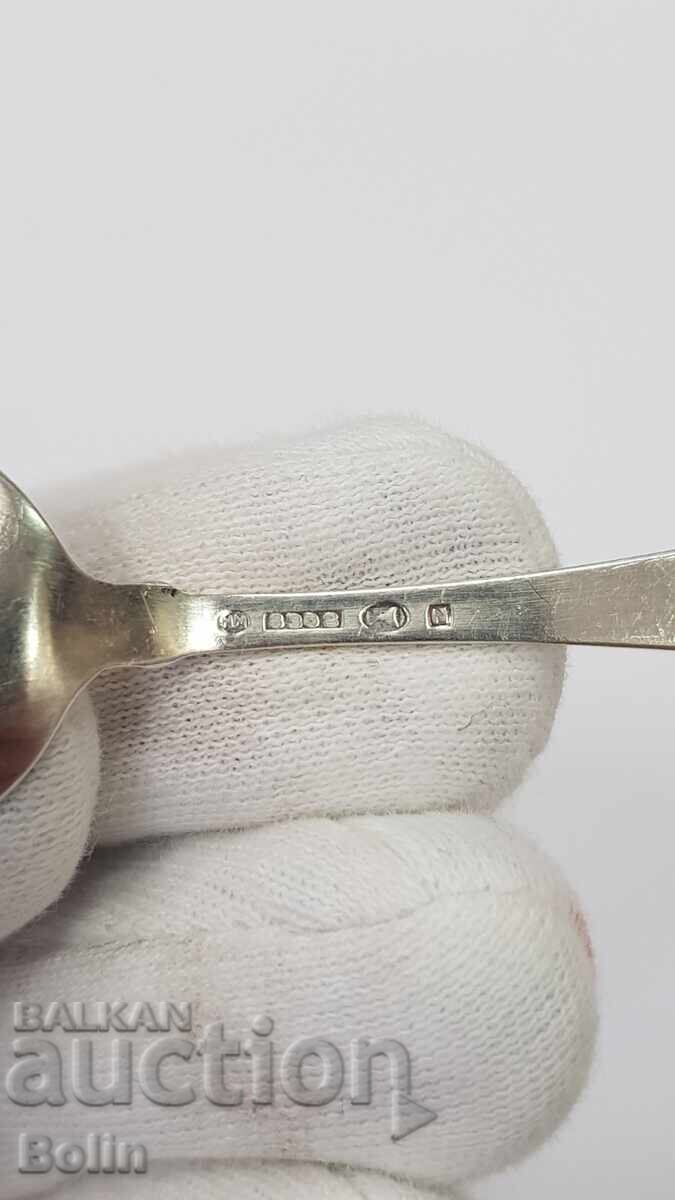 Beautiful silver spoon Europe - 830 purity - 5