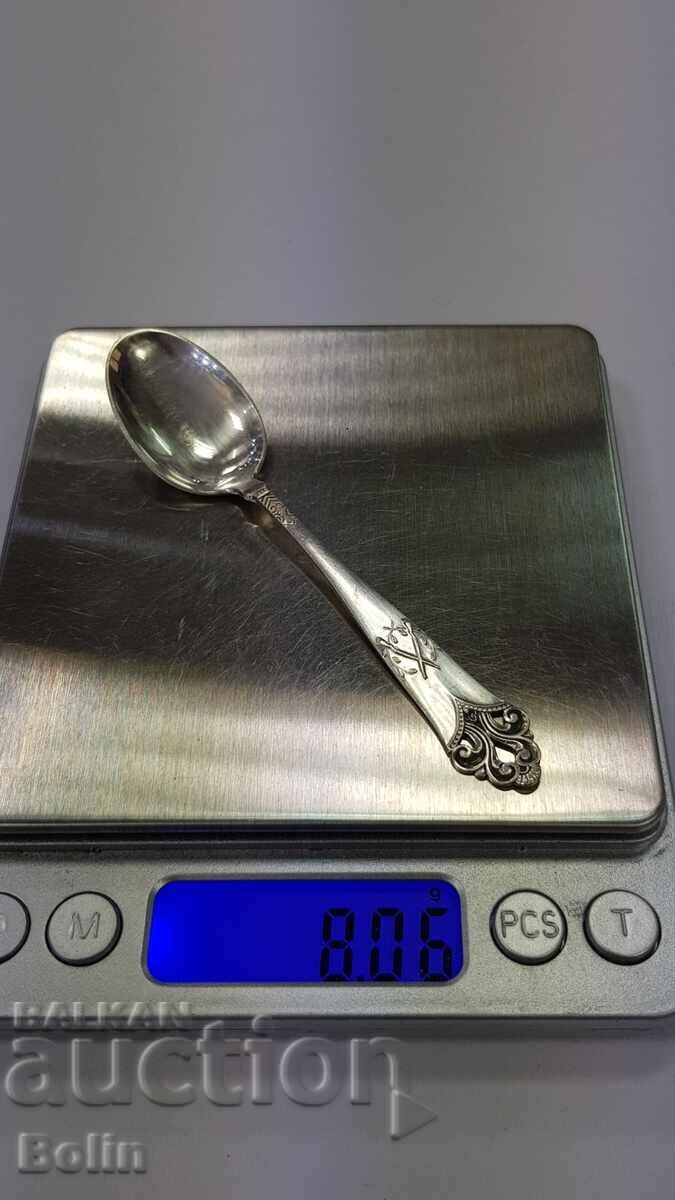 Beautiful silver spoon Europe - 830 purity - 6