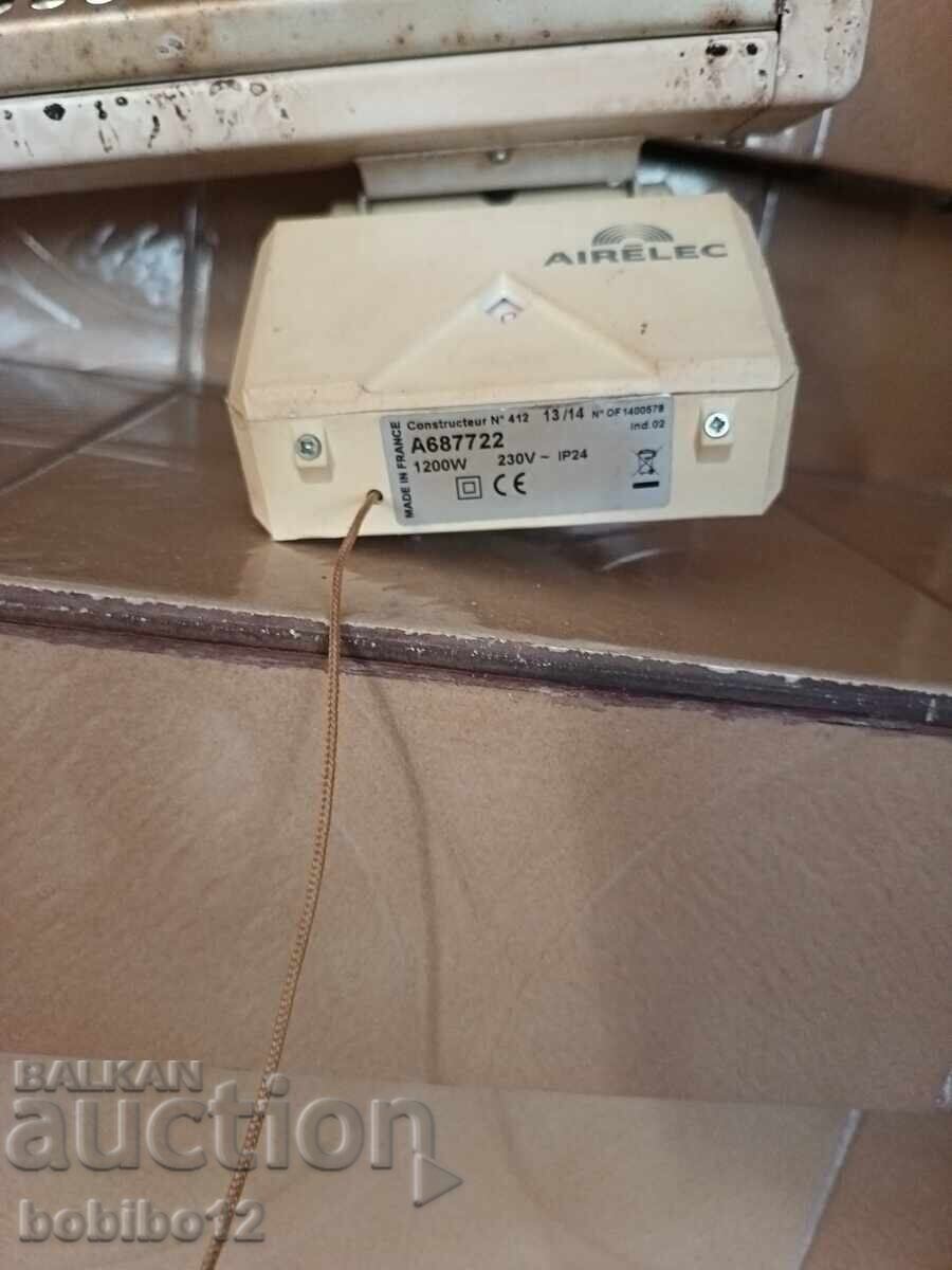 Licitație Aerotermă pentru baie Airelec- FRANCE