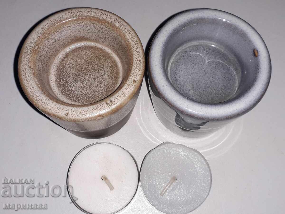 Auction NEW CANDLE HOLDERS. CERAMIC Auction NEW CANDLE HOLDERS. CERAMIC