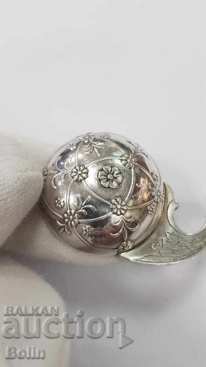 Licitație Lingură rară din argint, Franța - titlu 950, secolul al XIX-lea Licitație Lingură rară din argint, Franța - titlu 950, secolul al XIX-lea