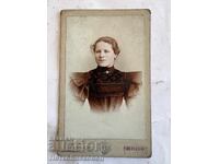 Fotografie veche pe carton Carlo Albrecht Varna 1900