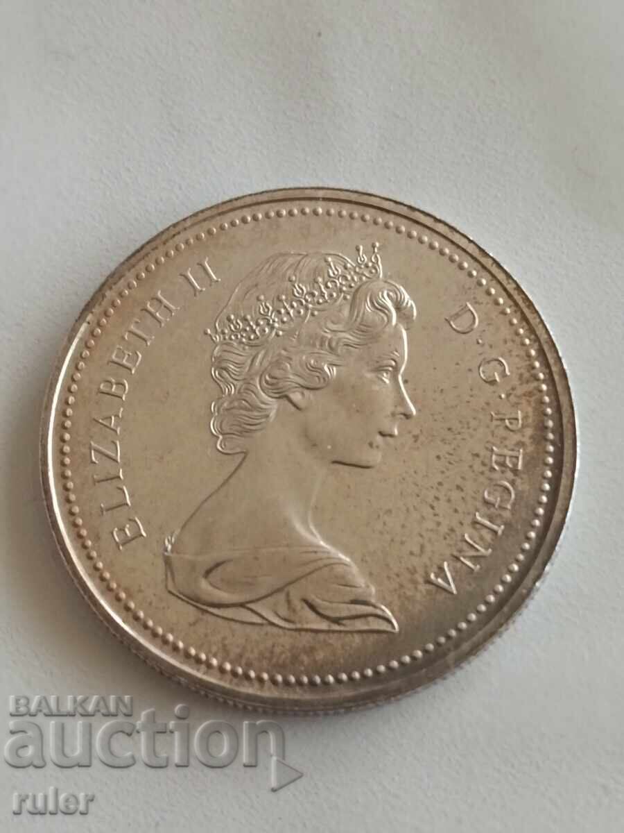 Canada 1 dollar 1975 Silver 23.33 g with price € 25.00 | 48.90 BGN