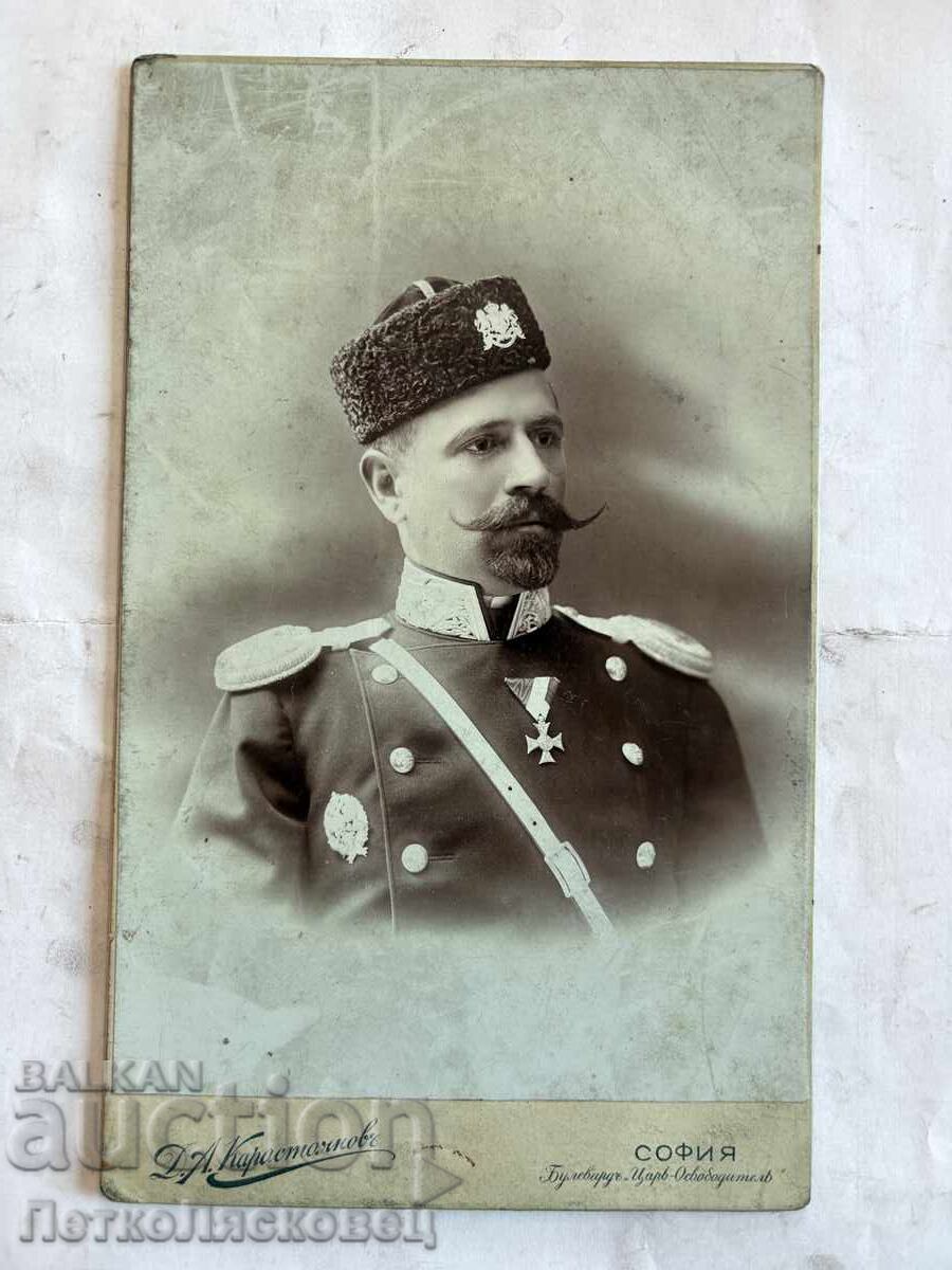 Стара снимка картон Д. А. Карастоянов