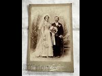 Fotografie veche pe carton Adolf Wolfram Veliko Târnovo 1898