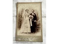 Fotografie veche pe carton Adolf Wolfram Veliko Târnovo 1898