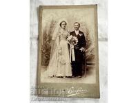 Fotografie veche pe carton Adolf Wolfram Veliko Târnovo 1898