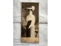 Old cardboard photograph Strauss&Co - Vienna