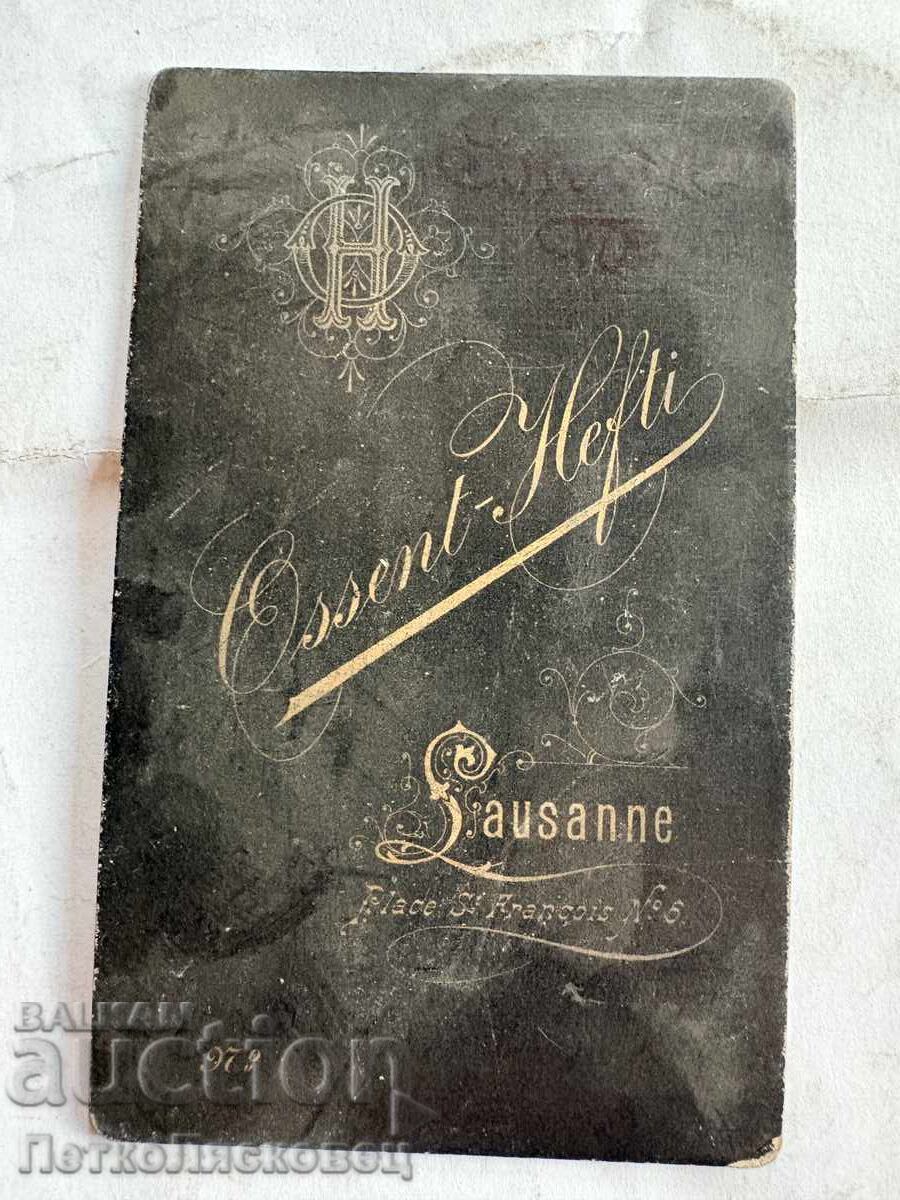 Fotografie veche pe carton Osent Hefti - Lausanne cu preț € 12.00 | 23.47 BGN