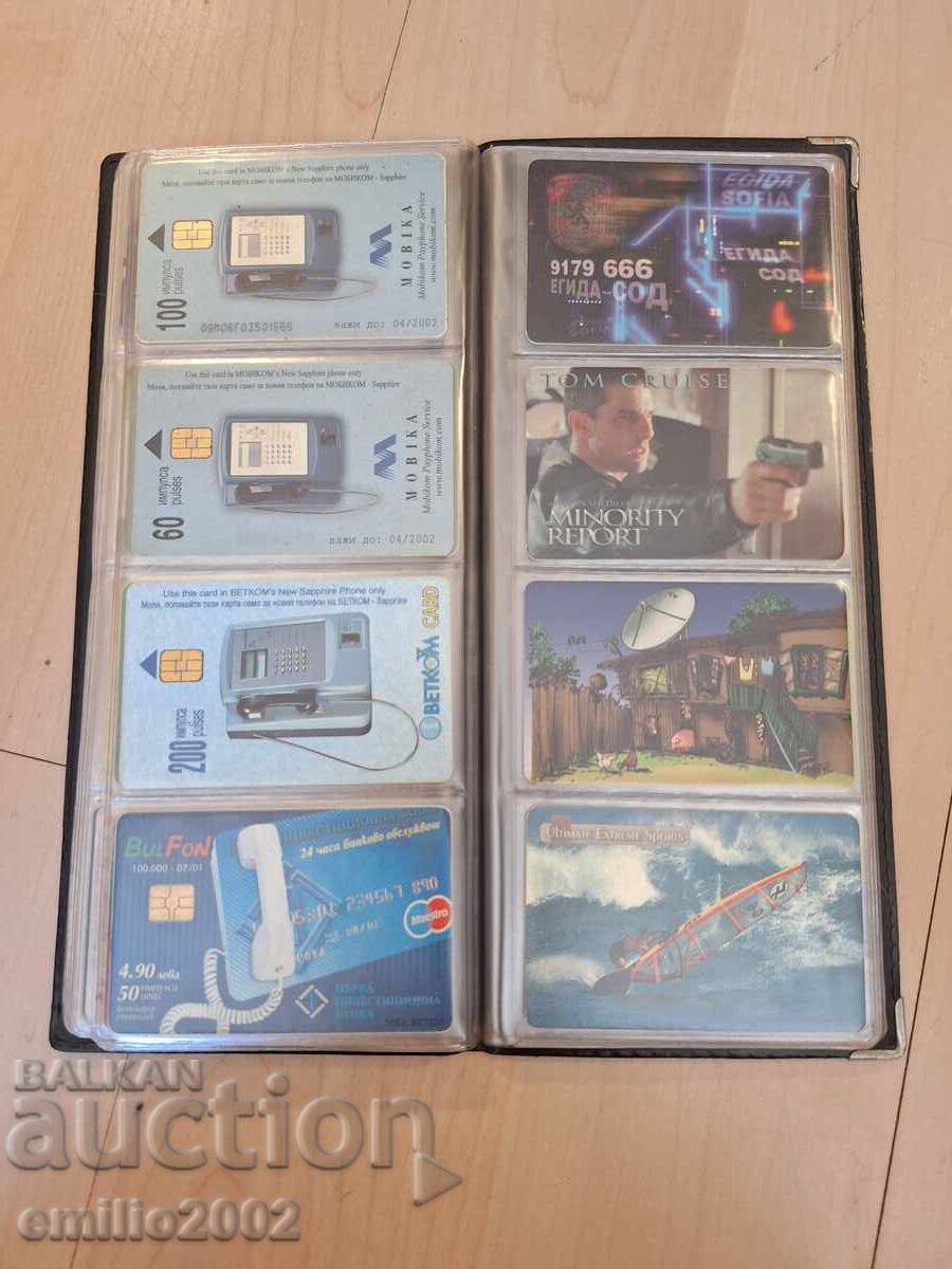 Phonecards in binder 44 pcs - 6