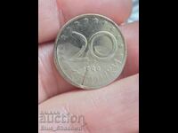 20 stotinki 1999 Error